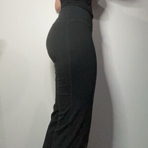 black boot-cut leggings “athletic works” dri-more